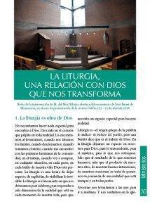 Enlace con la charla: La liturgia, una relación con Dios que nos transforma